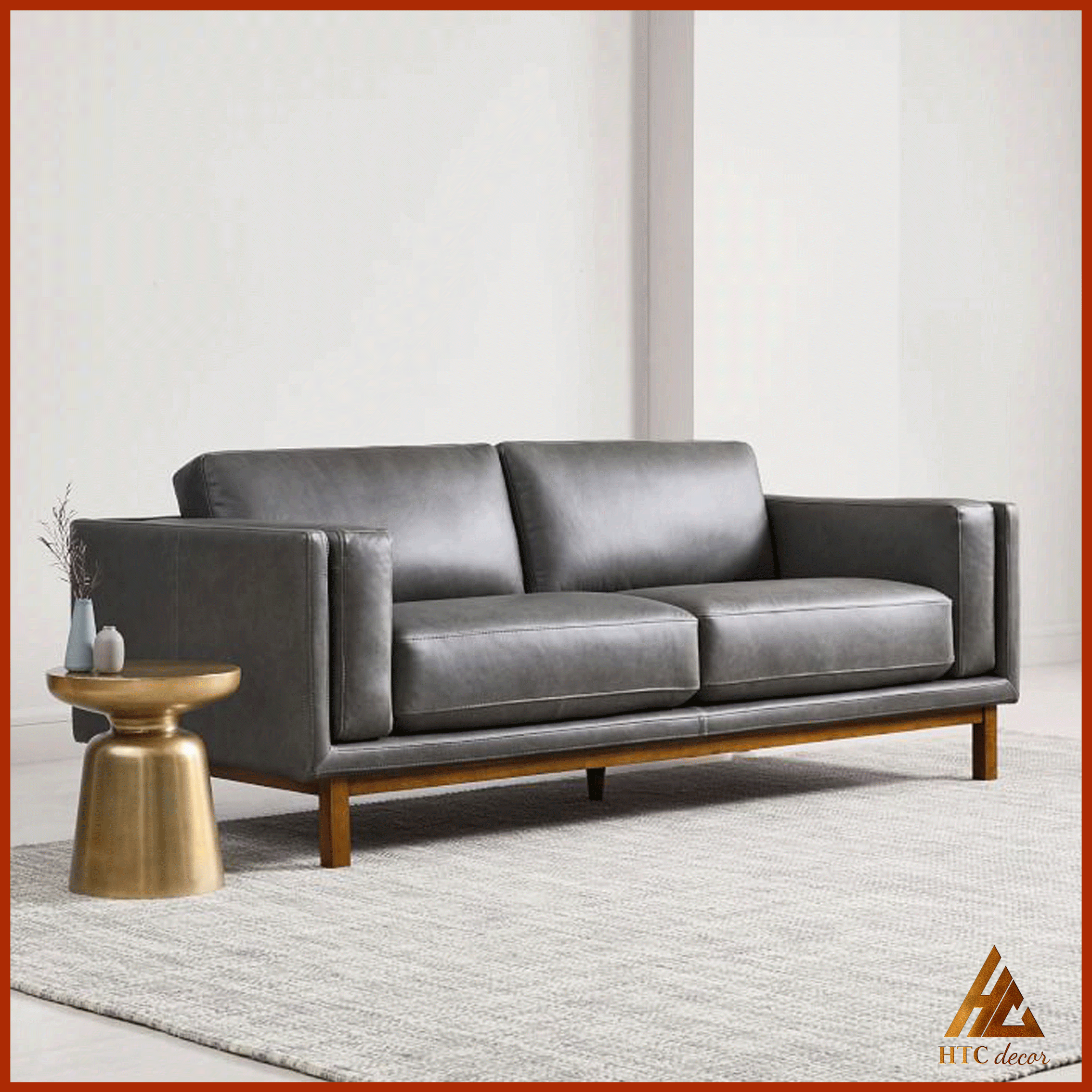 Ghế Sofa Băng Dekalb Da Simili